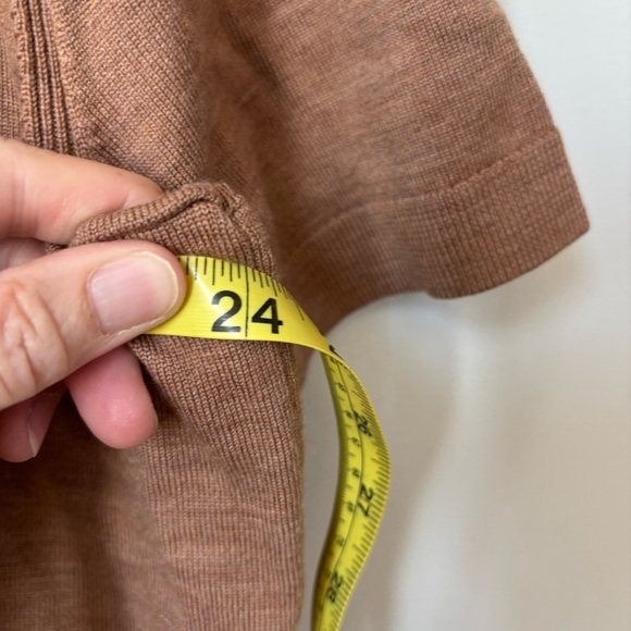 Lululemon merino wool blend short sleeve sweater polo Size XL - Picture 4 of 8